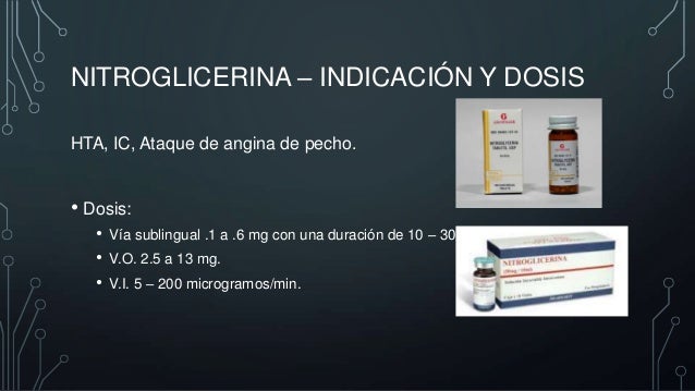 antianginosos farmacologia